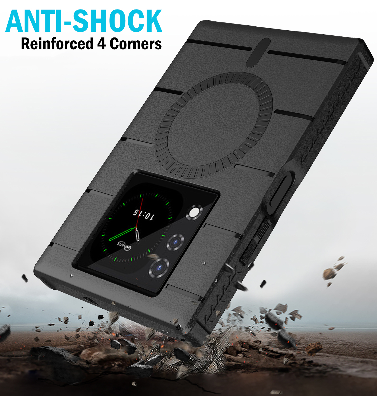 Rugged TPU Case for Unihertz Titan 2 Phone (Compatible with